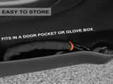 Car Steering Wheel Lock With Seat Belt Anchor, Cut Resistant Steel Cable, Anti Theft Security, V1237-ZY-807-140