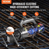 1000W Electric Hydraulic Rebar Cutter Cutting up to 3/4 Inch 6 4-20mm V952-GJQDJQX20MMLNZLYNV3