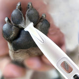 Pet clipper dog foot hair trimmer cat foot hair trimmer dog LED light clipper hair trimmer V1102-HECW-002