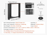 Table Legs, 740 x 450 mm Square T Shape Steel Furniture Legs, Modular Design, Easy Assembly, V952-ZTCFKFXTK281F1QMG001V0