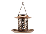 Solar Bird Feeder Solar Powered Garden Light Portable Hanging Hollow Out Courtyard Lamp V1294-YM0901-3111200239311