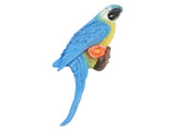 Parrot Ornament Half Face Bird Figurine Resin Sculpture for Tree Wall Living Room Balcony Garden V1294-YM0901-3111250018112