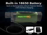 Black HD Digital Night Vision Monocular - High-Magnification Infrared Scope for Day & Night Use V888-ELOSUNG28340