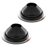 VEVOR 2 Pcs Metal Roof Pipe Flashing Boots Fit 150-280 mm Pipe High Temp EDPM V952-WDGDTGHSEDPMXQLFSV0