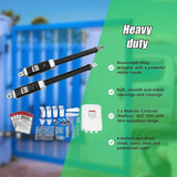 1000KG 20W Solar Double Swing Auto Motor Remote Gate Opener V63-823011