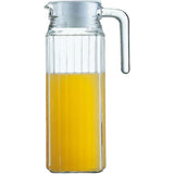 Arcoroc Quadro Frigo Pitcher With A Lid 110Cl, 1 Pitcher, White V1188-MS-227-1224