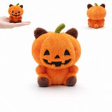 Halloween Pumpkin Cat Plush, 9.84 Inch Stuffed Animal, Soft Pumpkin Cat Plushie Toy, Halloween Home V1366-AZ2-W-24692