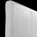 Double PU Leather Bed Frame White V63-761205