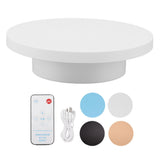 Rotating Display Stand White Plug in Remote Control Load Bearing 3kg Automatic Rotating Stand for V1294-YM0521-3117230059212