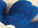 Hugging Pillow Flower Shaped Sponge Filling Soft Thick Decorative Throw Pillow for Sofa Blue V1294-YM3117220226312-0421