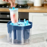 8 Piece Ice Pop Molds, Easy Release Reusable Ice Cream Molds for Kids, Many Shapes Homemade Popsicle V1192-AZ-W-22166