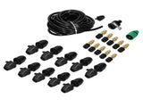 10m Irrigation Atomizing Kit Adjustable Copper Nozzle 8/11 Hose Set for Garden Greenhouse V1294-YM0901-3111210153911