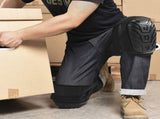 Professional Knee Pads for Work - Heavy Duty Foam Padding Gel Construction Knee Pads with Strong V1366-AZ2-W-24232
