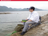 Fishing Chair With Aluminum Alloy For All-Terrains Portable Multifunctional Folding Adjustable V213-FCAA01-SLV01