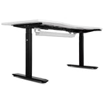 WalkingPad C2 Treadmill + ErgoDesk Automatic Standing Desk 1800mm in White/Black + Cable Management V420-KWTM-C2BK-B