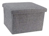 Foldable Storage Ottoman Multifunctional Storage Bench Footstool Seat with CoverBig V1294-YM0901-3117200156312