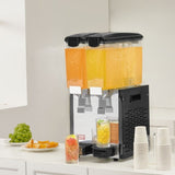 VEVOR Commercial Beverage Dispenser 10L x 2 Tanks Cold Juice Ice Drink Dispenser V952-SYYLJJBSJXS1LN0XAV3