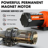 ZESUPER 12V Electric Winch 2500lbs Synthetic Rope Wireless Remote ATV UTV BOAT V211-AUEB-ZEEW005