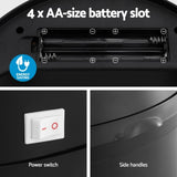 Devanti Sensor Bin Motion Rubbish Bins Kitchen Automatic Trash Can Black 9L SB-9LR10-BK