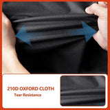 Round Grill Cover 210D Oxford Fabric Waterproof Tear Resistant UV Resistant for Outdoor BBQ Grills V1189-LC-HW-00459