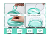 6pcs 20oz Overnight Oats Containers with Lids & Spoons Leakproof Yogurt Salad Jars V1263-JX-311