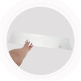Clear Acrylic Splash Guard for Kitchen Sink - Countertop Protector and Water Splash Shield V1366-AZ2-W-20409