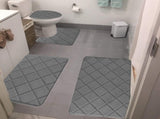 Clearance Tyidzon Bathroom Rugs 4 Piece Ultra Soft & Non-Slip Memory Foam Bath Mats for Bathroom, V1189-LWWAL-20260325-01695