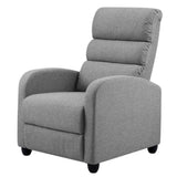 Artiss Recliner Armchair Grey Fabric Bolivia RECLINER-A4-LIN-GY