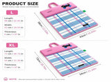 Blue Foldable Pet Cooling Mat and Green Pet Hair Cleaner Set - Double-Sided Dog Bed Pad with V888-ELOSUNG54951-2