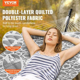 Two Person Hammock with Stand Included, Double Hammock with Curved Spreader Bar and Detachable V952-HFDCHBSXHWTXFST1WV0