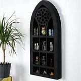 15.75"x7.87" Black Gothic Boho Floating Shelves V1366-AZ2-W-16182