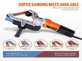 Pipe Tube Polisher Sander, 1300W Pipe Sander with 6 Variable Speeds 1100-3200rpm, Professional V952-GDSDJ800W15XW6KN0V3