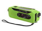 Emergency Radio Hand Power Generation Solar Radio with LED Flashlight 2000mah Charging for Camping V1294-YM0523-3115220020413