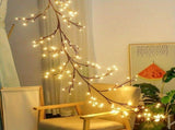 96 LED Indoor Wall Tree Lights Willow Vine Light Artificial Plants Tree Branches Lights 8 Modes 6 FT V1366-AZ2-W-18362