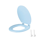 Quick-Release Round Toilet Seat with Soft-Close Lid, Durable Easy-Clean Plastic, Never Loosens, V1189-LWWAL-20260401-07264