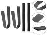 SWETRACE 1Set Iron Surfboard Hanging Hook Deep Gray Simple Design for Sports Equipment Wall Storage V1189-LWWAL-20260327-03803