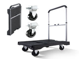Foldable Push Cart Dolly, 149.69 kg Capacity, Folding Truck with Swivel Wheels, Moving V952-ZDPBC330LBSLTUW2Q001V0