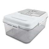 Bread Storage Box with Airtight Lid Sealed Multi Purpose Time Recording Bread Container for Kitchen V1294-YM0901-3118240231811