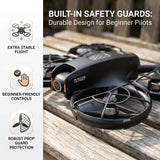 M5 Brushless Retractable Screen Drone with Live View, Optical Flow, Gesture Photo, 50x Zoom, One-Key V1232-WRJ-M5-001