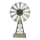 Windmill Table Clock 25x41cm V637-11729CLK