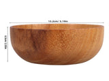 Large Wooden Salad Bowl Set, Wood Serving Bowls for Family Dining, Kitchen, and Table Use V1192-AZ-W-22407