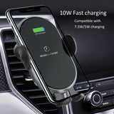 C366: Automatic Clamping Wireless Car Charger,with backlight V28-ELECARC366