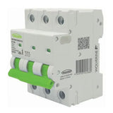GSME Trader Miniature Circuit Breaker C Curve 400-415V 10A 6kA 3Pole 3Module 54mm DIN Rail Mount V1202-V1-GSMWOMCB6310