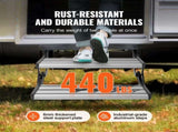 RV 2-Step, Manual Retractable RV Stairs, Foldable, 440 LBS Load Capacity, Aluminum Alloy V952-FCBTZDKZDKSDNVHFTV0