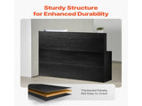 Reception Desk, 1400 x 800 x 1200 mm L-Shaped Front Counter Table, Office Reception Counter with V952-YBQTLX1CDCCJ185MFV0