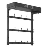 VEVOR Coffee Mug Holder Wall Mounted w/ 12 Movable Hooks and Top Shelf Cup Rack V952-GSMKBGJBGSJSZUHL7V0