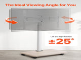 Rolling TV Stand, Mobile TV Cart for 32-70 Inch Screens, 25&deg Left-Right Rotation and Height V952-TYSDLDDSJZJDCSVJU001V0