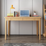 Mitch Solid Wood Study Desk /Rubberwood/Minimal Assembly/Natural Wood Colour V1057-DM6007