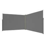 VEVOR Side Awning, 79''x 236'' Outdoor Privacy Screen, 180g Polyester Water-proof V952-KSSCP200X600QPNQGV0
