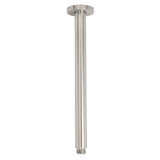 Brushed Nickel Bath Round 30cm Shower Ceiling Brass Extension Dropper Arm V1233-A511300N2